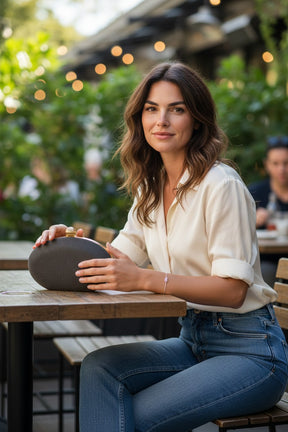Bolsa Clutch Preta