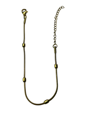 Pulseira Dourada Aço Maria Flavia