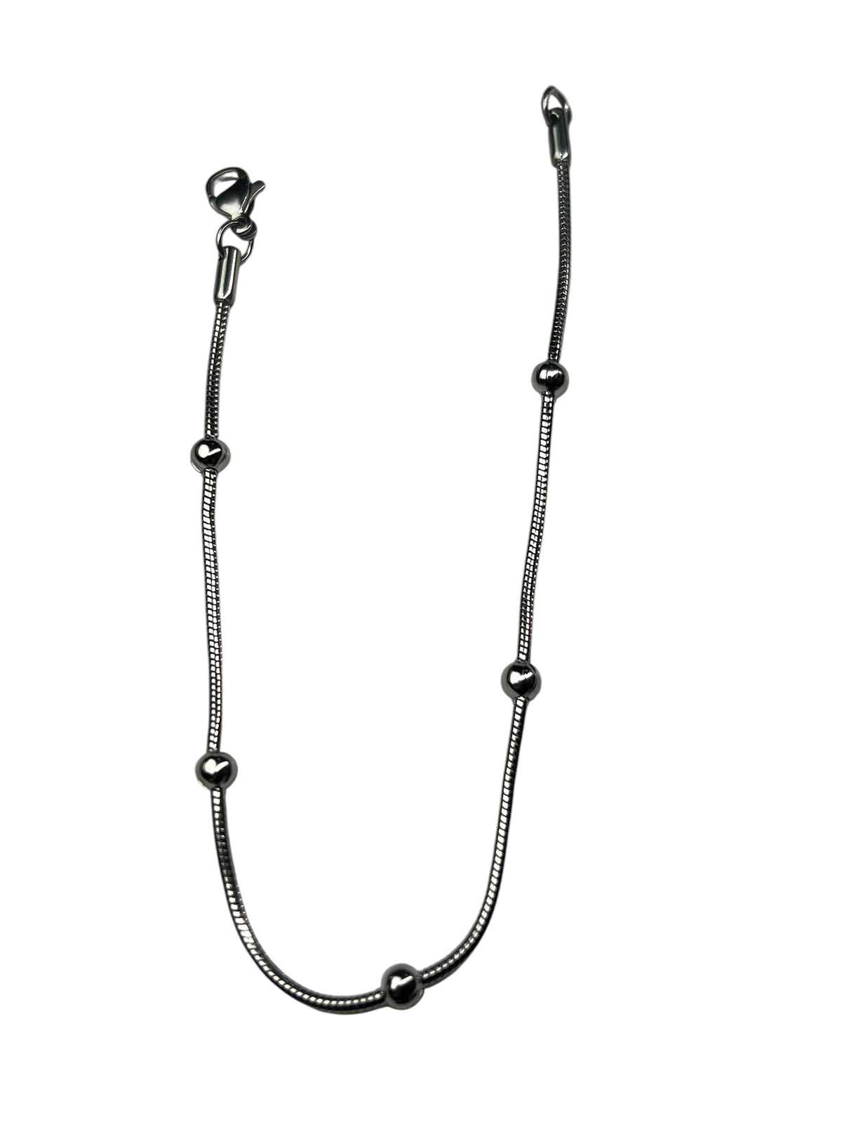 Maria Flavia Steel Bead Bracelet