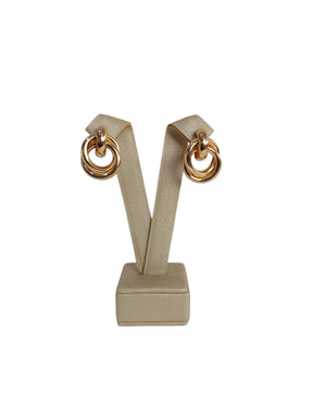 Brinco Dourado Argolas Maria Rita