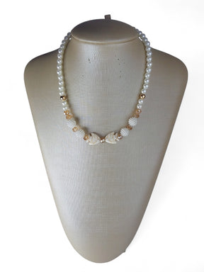 Colar Maria Pureza Marinha Miçanga