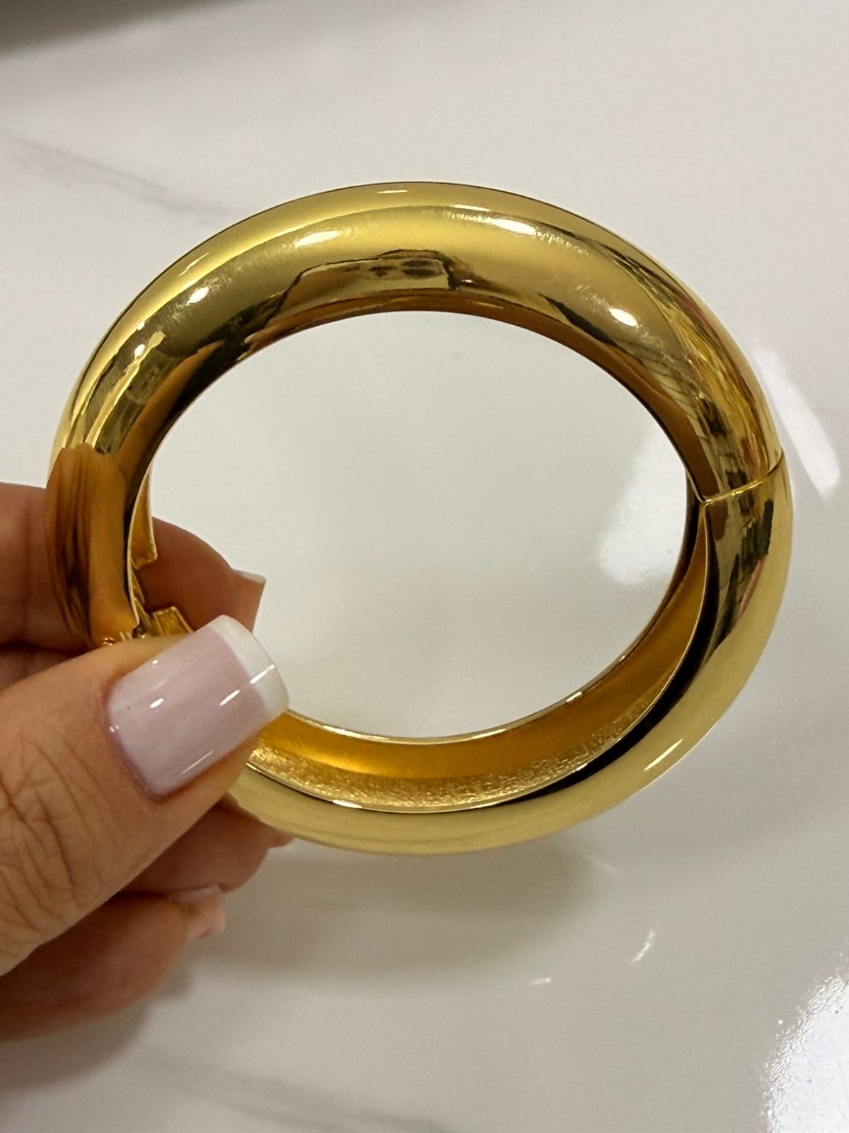 Bracelete Fino Dourado Maria Luiza