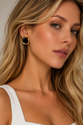 Brinco Dourado Maria Helena Preto