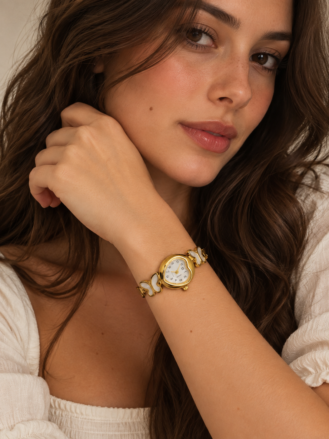 Relogio Dourado Maria Melissa