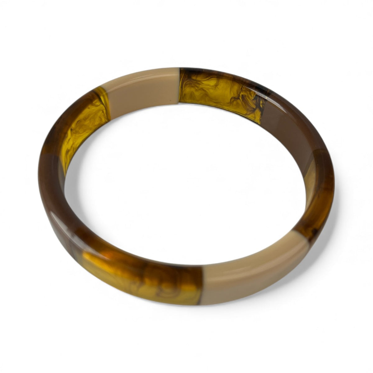 Bracelete de Resina Marrom