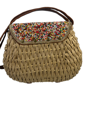 Bolsa Lá Vem Maria Palha bordada