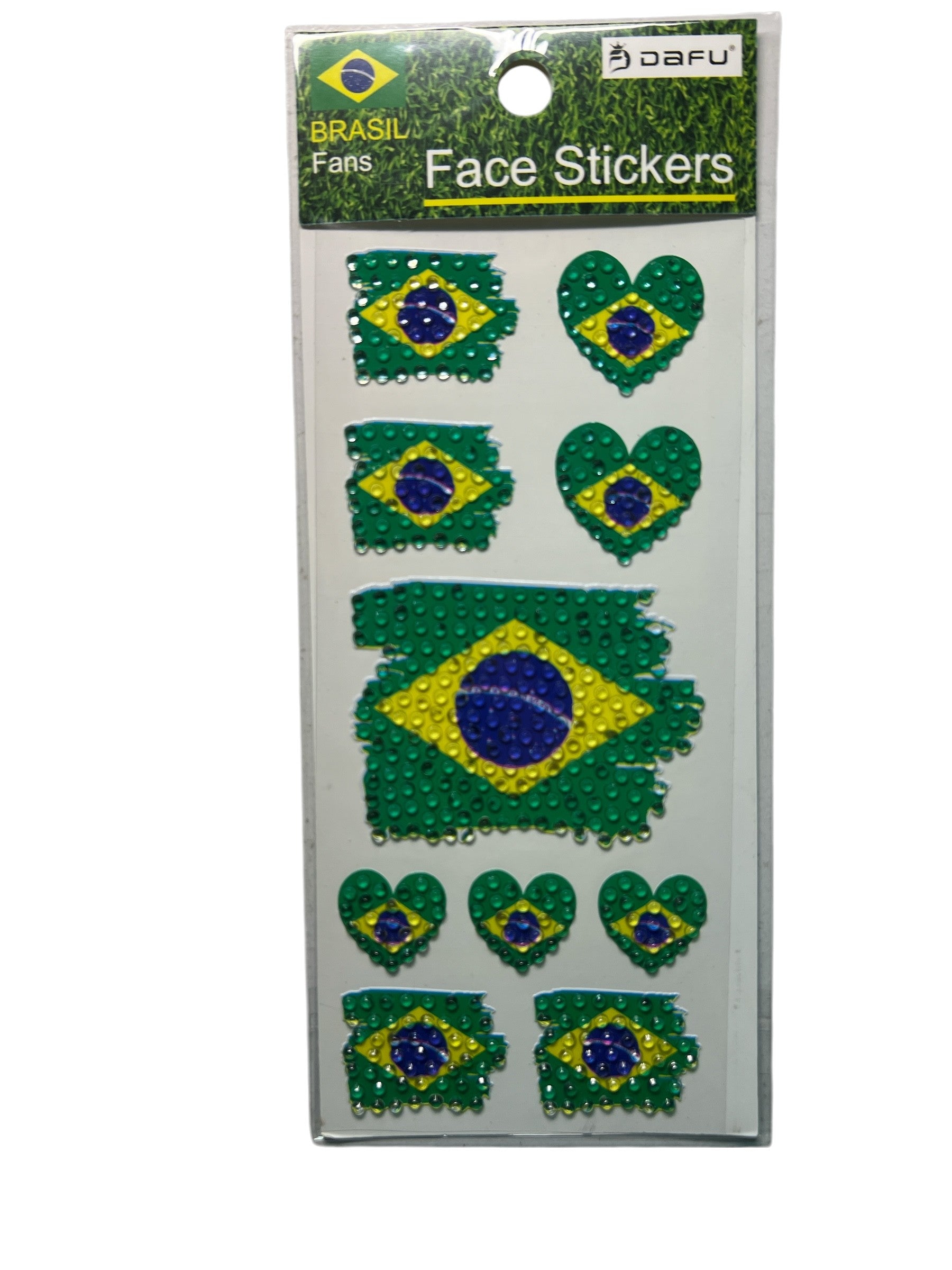 Adesivo Coração Brasil