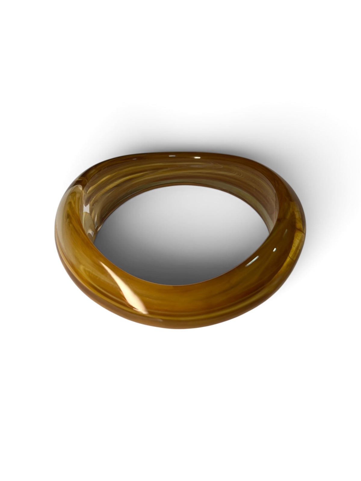 Bracelete Marmorizado Maria Camila Marrom
