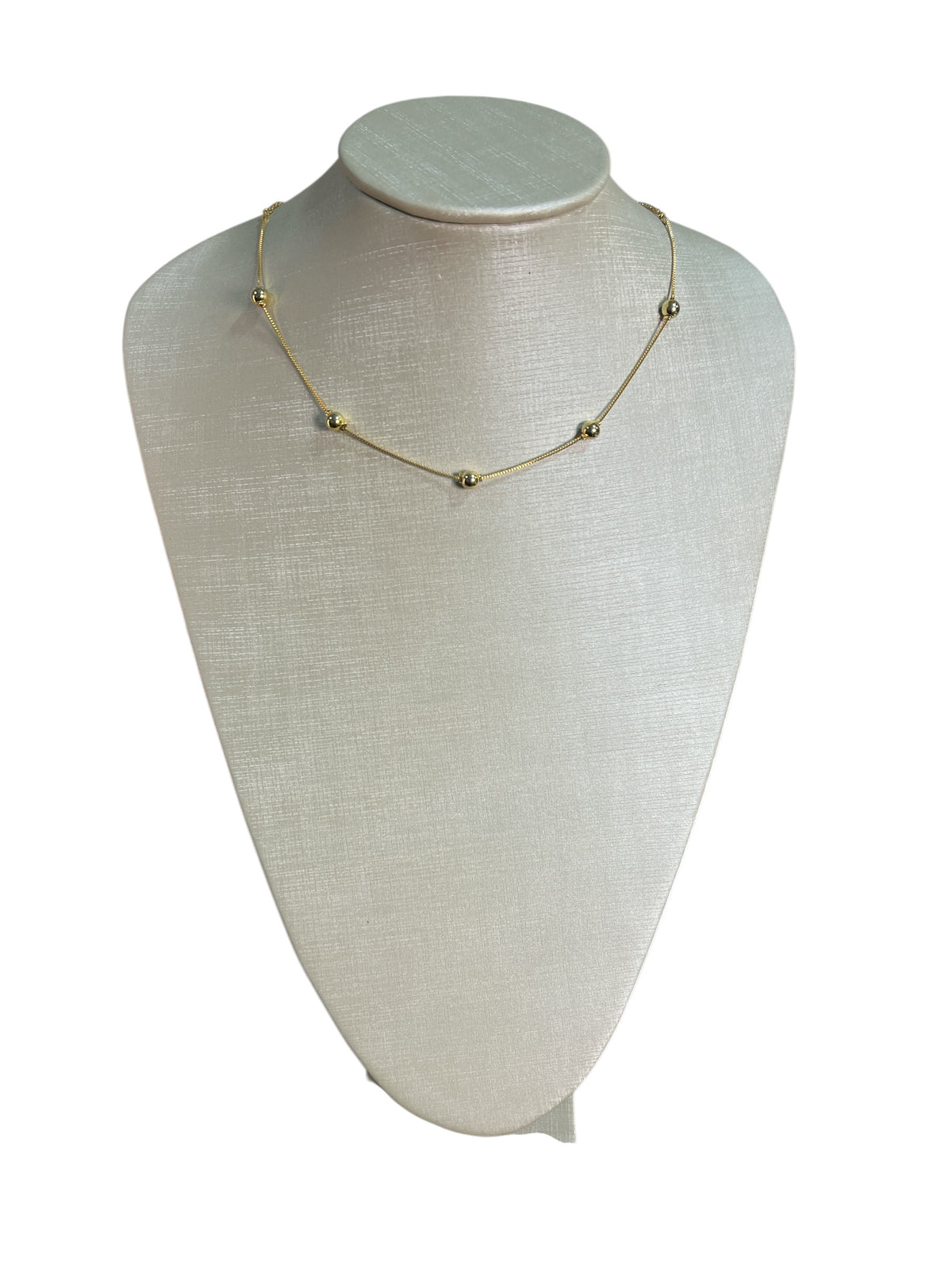 Gold Bead Necklace