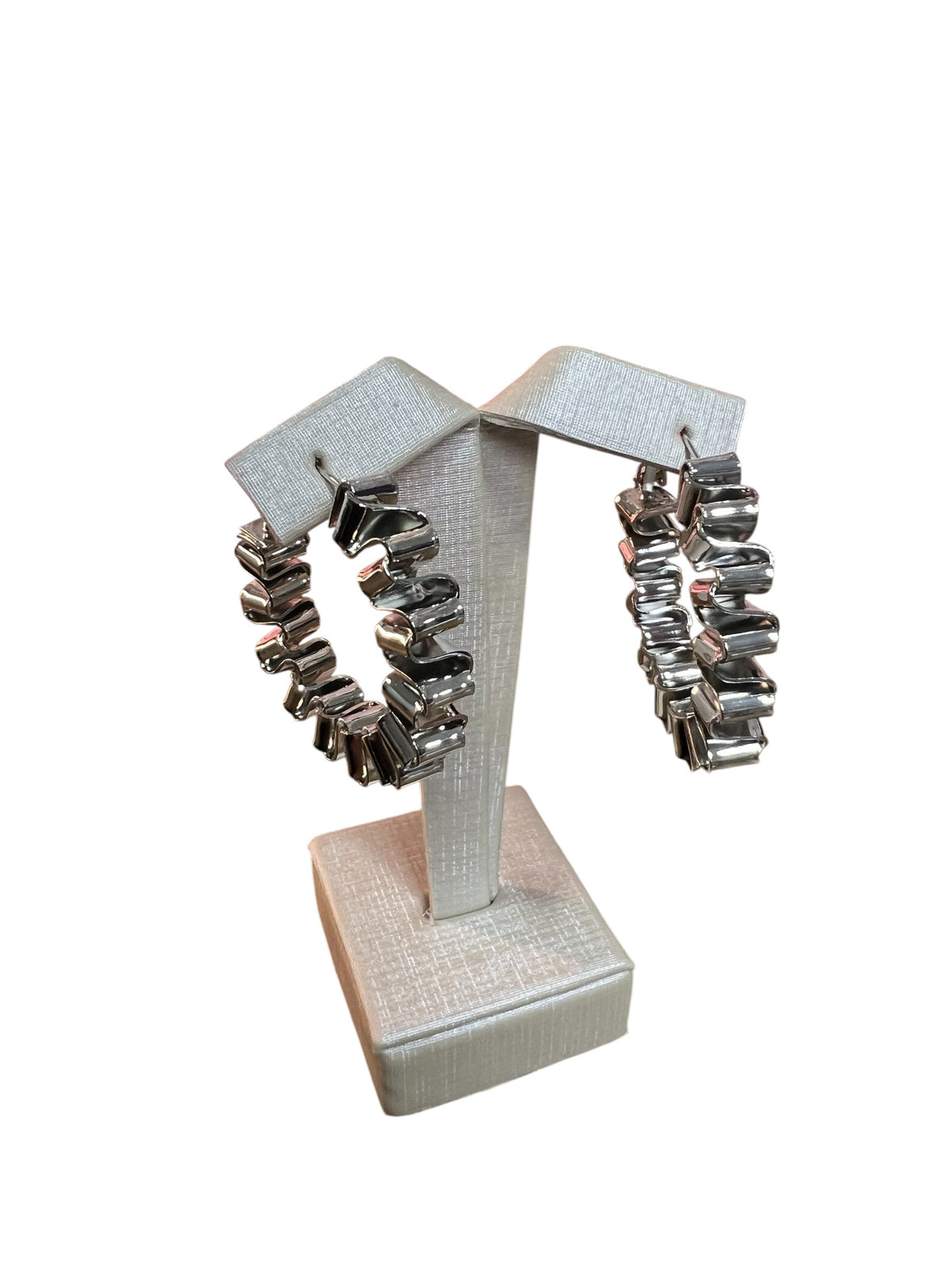 Maria Raquel Silver Earring