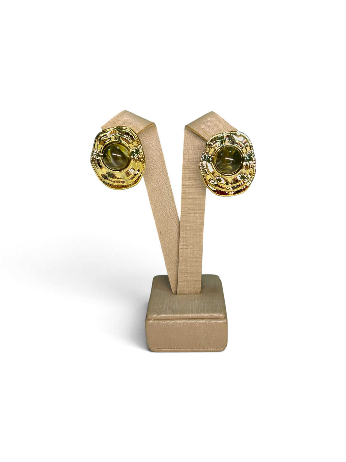 Brinco Dourado Maria Jessica Verde