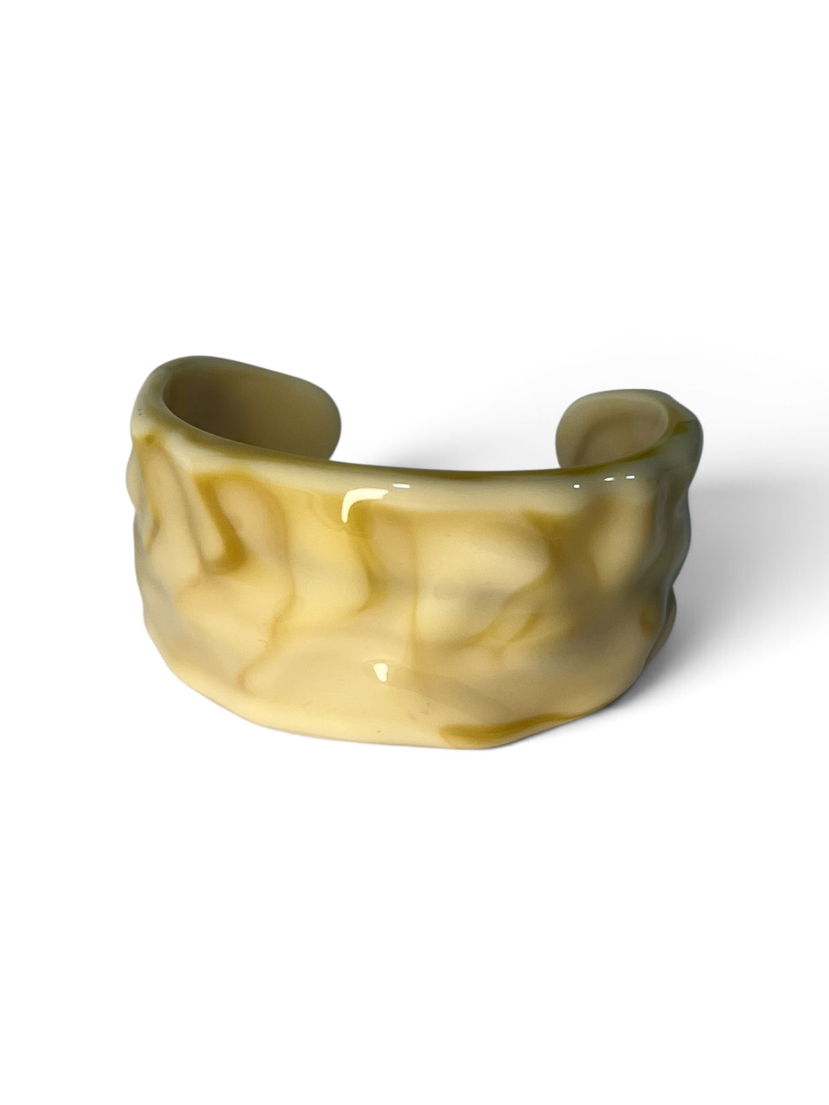 Bracelete Marmorizado Maria Sthefany Bege
