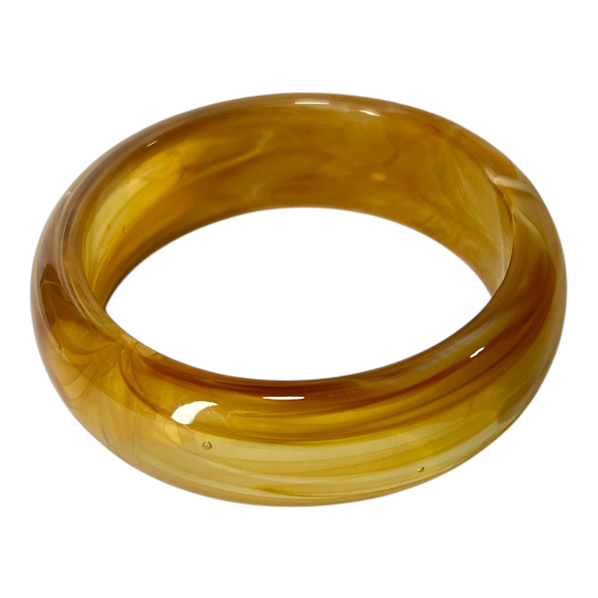 Bracelete Marmorizado Maria Bianca Caramelo transparente