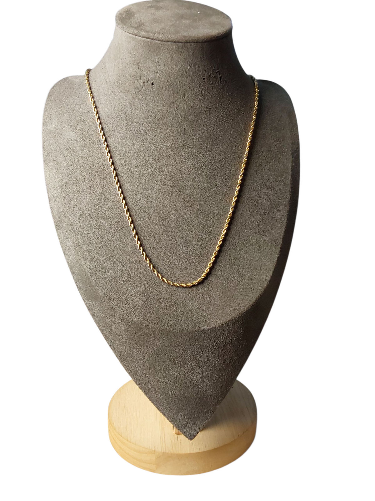Colar Elo Baiano Dourado Aço Inoxidável R$24,90