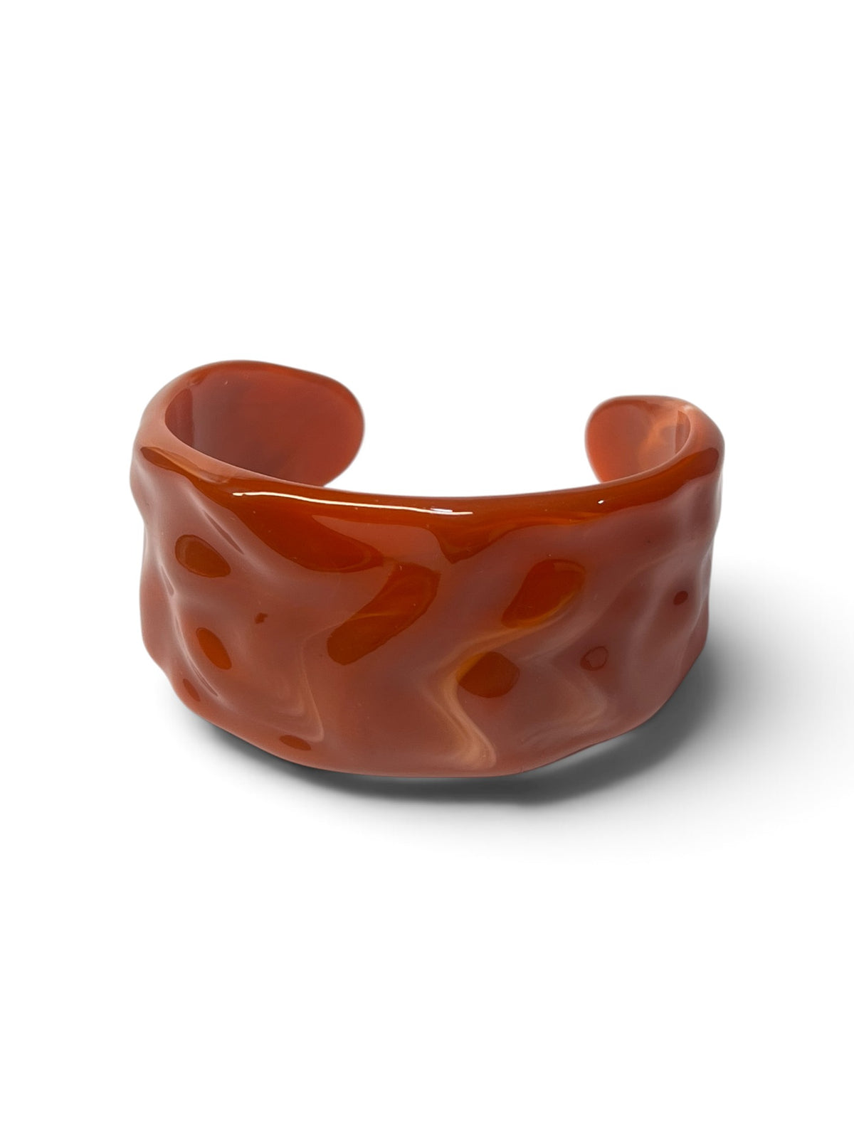 Bracelete Marmorizado Maria Sthefany Coral