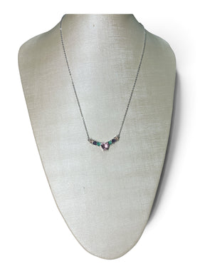 Conjunto Prata Colar e Brinco