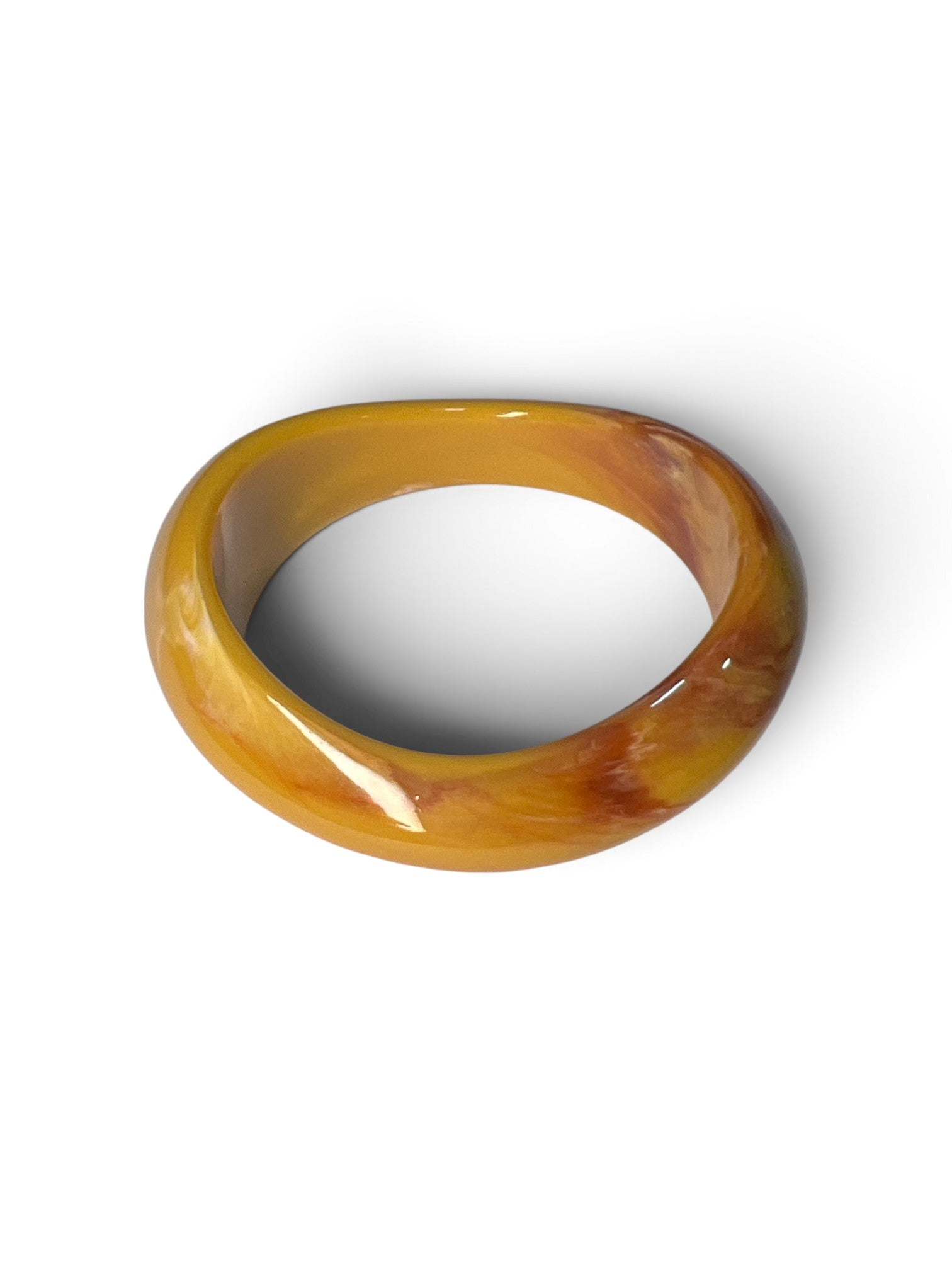 Bracelete Marmorizado Maria Camila Caramelo