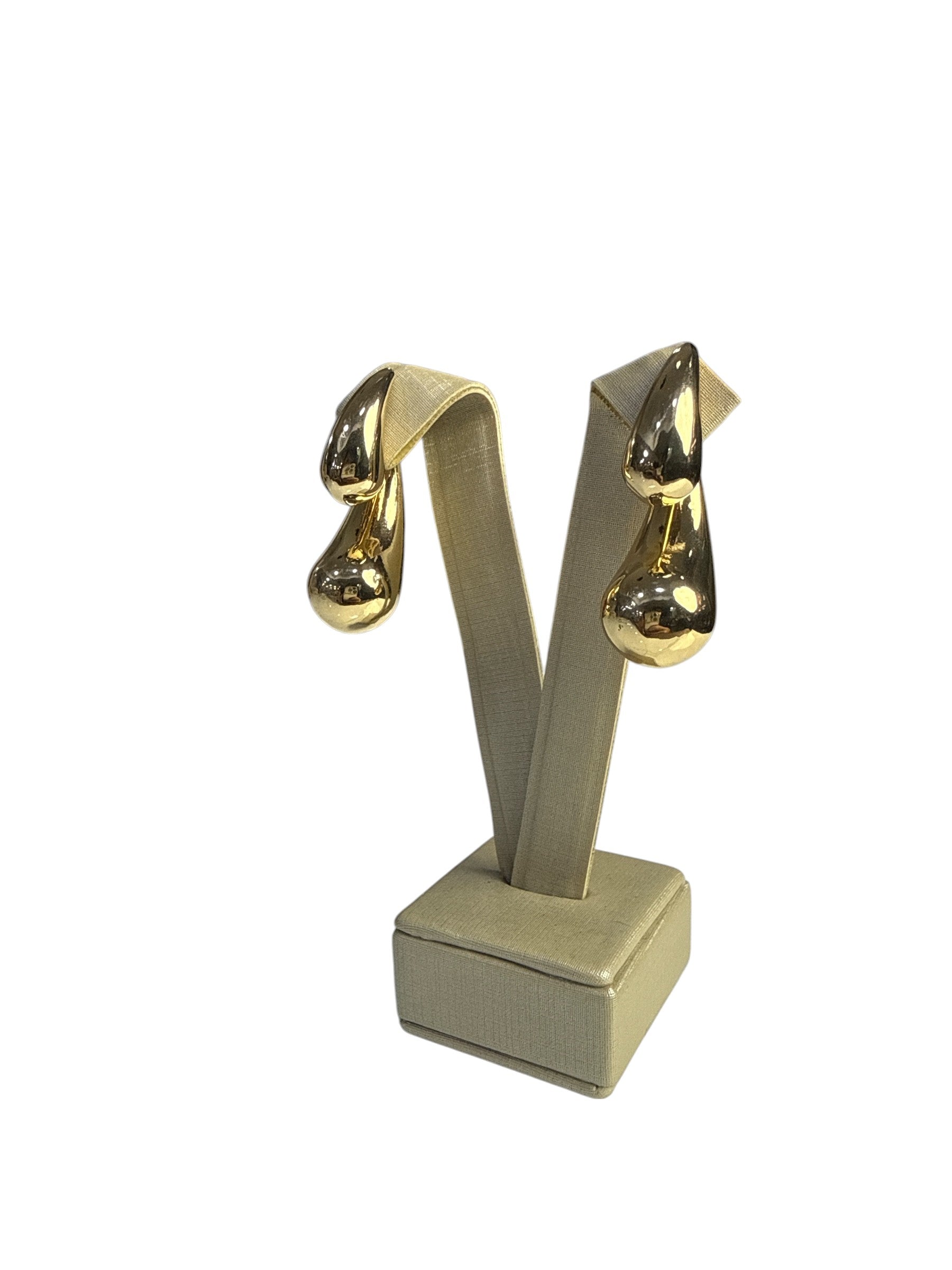Brinco Dourado Gota Due Maria Laura